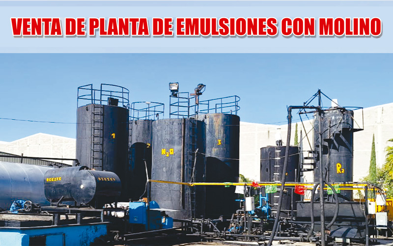 Planta de Emulsiones con Molino